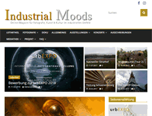 Tablet Screenshot of blog.industrial-moods.de